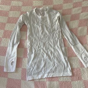 Lululemon long sleeve white top